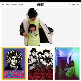 A complete backup of obeyclothing.com