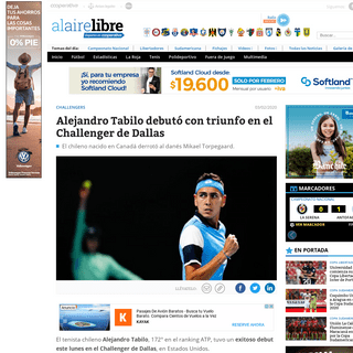 A complete backup of www.alairelibre.cl/noticias/deportes/tenis/challengers/alejandro-tabilo-debuto-con-triunfo-en-el-challenger