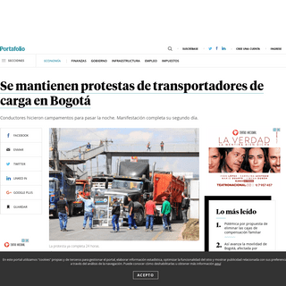 A complete backup of www.portafolio.co/economia/noticias-del-dia-se-mantienen-protestas-de-transportadores-de-carga-en-bogota-co