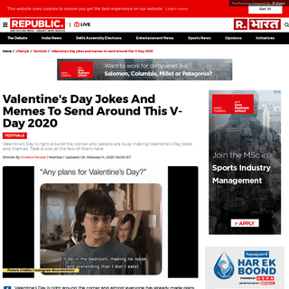 A complete backup of www.republicworld.com/lifestyle/festivals/valentines-day-2020-jokes-and-memes.html