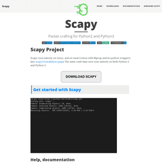 A complete backup of scapy.net