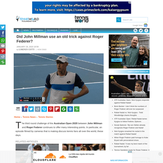 A complete backup of www.tennisworldusa.org/tennis/news/Tennis_Stories/83318/did-john-millman-use-an-old-trick-against-roger-fed