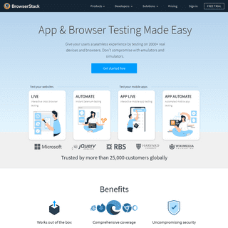 Most Reliable App & Cross Browser Testing Platform - BrowserStack