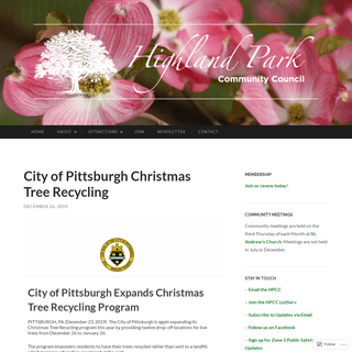 Highland Park Community Council - â€“ Highland Park, Pittsburgh â€“