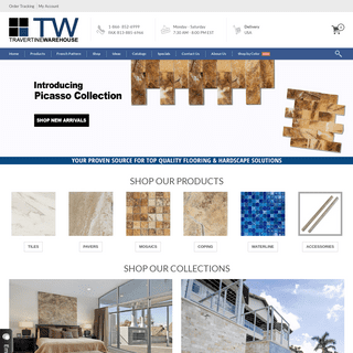Wholesale Travertine Tiles & Pavers - Marble Floor Tiles & Pavers - FL, TX and Across US - Travertine Warehouse