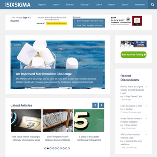 A complete backup of isixsigma.com