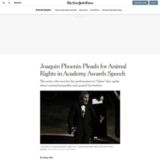 A complete backup of www.nytimes.com/2020/02/10/movies/joaquin-phoenix-oscars-speech.html