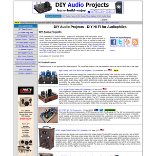 A complete backup of diyaudioprojects.com