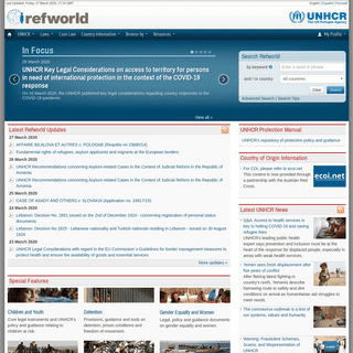 Refworld - The Leader in Refugee Decision Support
