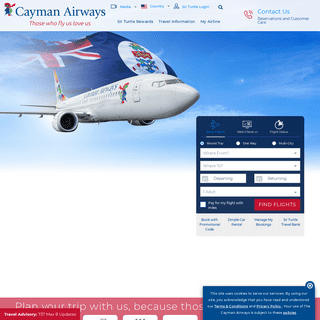 A complete backup of caymanairways.com