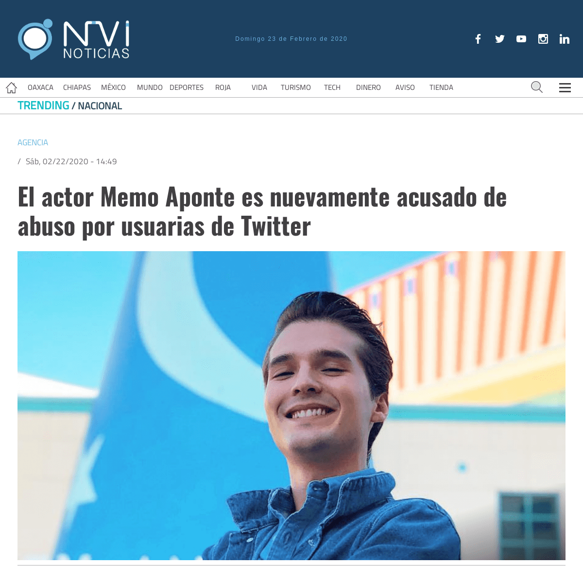 A complete backup of www.nvinoticias.com/nota/138821/el-actor-memo-aponte-es-nuevamente-acusado-de-abuso-por-usuarias-de-twitter