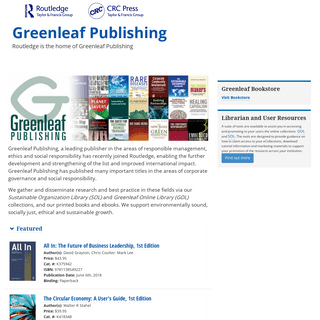 A complete backup of greenleaf-publishing.com