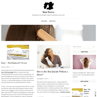 Hair Power â€“ Blog about the strength, health and beauty of your hair