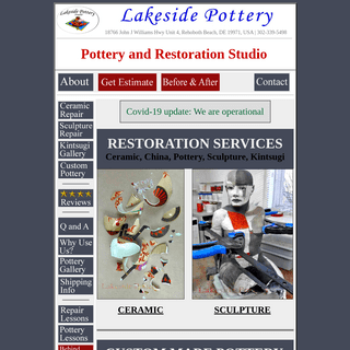 A complete backup of lakesidepottery.com