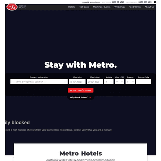 A complete backup of metrohotels.com.au