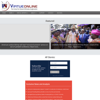 A complete backup of virtueonline.org