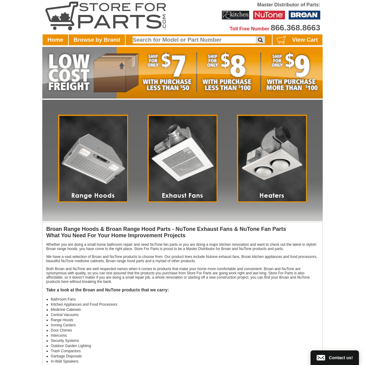 A complete backup of storeforparts.com