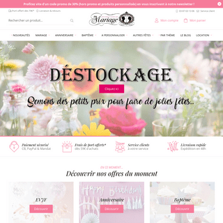 A complete backup of decorationsdemariage.fr