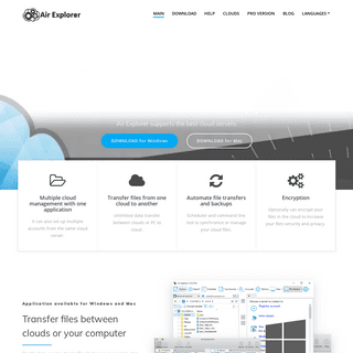 Air Explorer - Manage and synchronize multiple cloud storage services