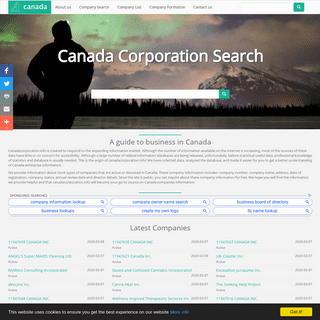 A complete backup of canadacorporation.info