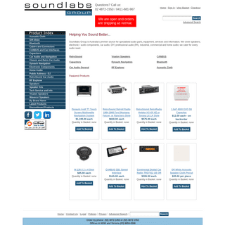 A complete backup of soundlabsgroup.com.au