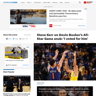 A complete backup of warriorswire.usatoday.com/2020/02/12/steve-kerr-on-devin-bookers-all-star-game-snub-i-voted-for-him/