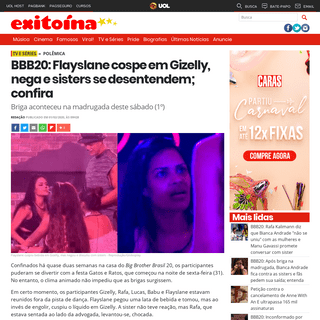 A complete backup of exitoina.uol.com.br/noticias/tv-e-series/bbb20-flayslane-cospe-em-gizelly-nega-e-sisters-se-desentendem-con