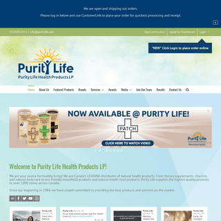 A complete backup of puritylife.com