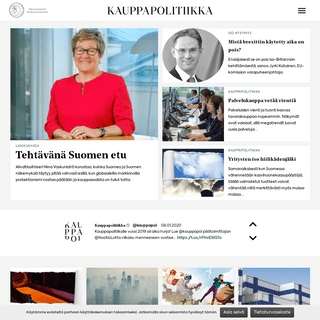 A complete backup of kauppapolitiikka.fi