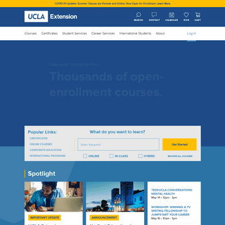 A complete backup of uclaextension.edu