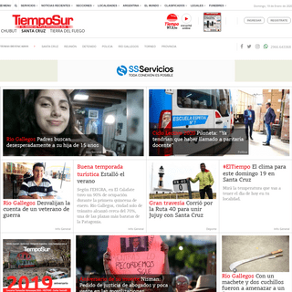 TiempoSur.com.ar - Noticias actualizadas de Santa Cruz, Argentina.