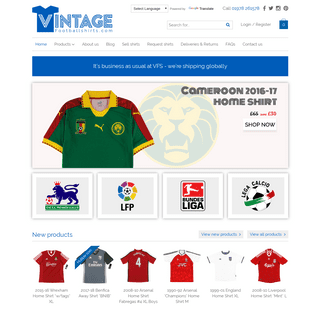A complete backup of vintagefootballshirts.com