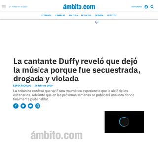 La cantante Duffy revelÃ³ que dejÃ³ la mÃºsica porque fue secuestrada, drogada y violada - MÃºsica, ViolaciÃ³n, violencia de gÃ©