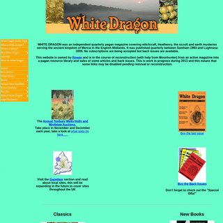 A complete backup of whitedragon.org.uk