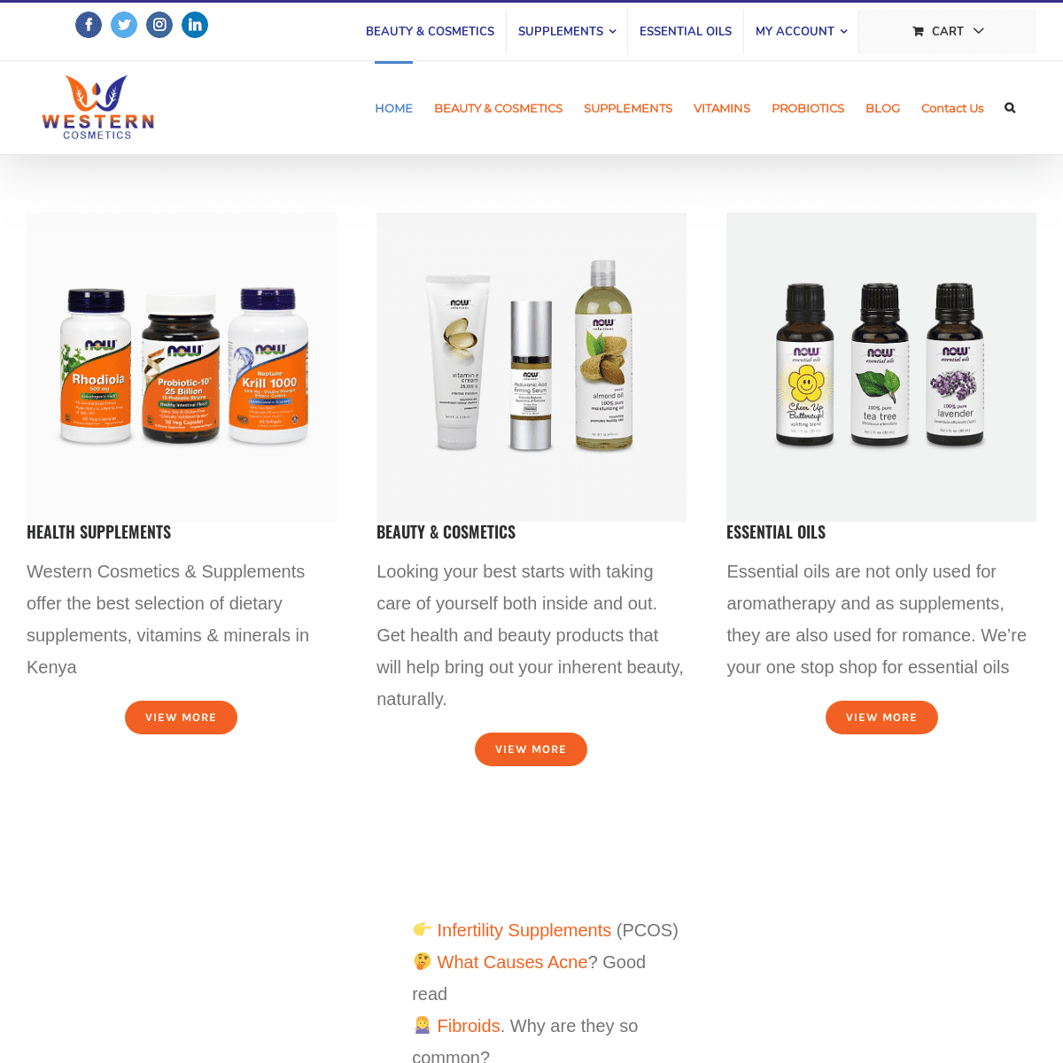 A complete backup of westerncosmetics.com