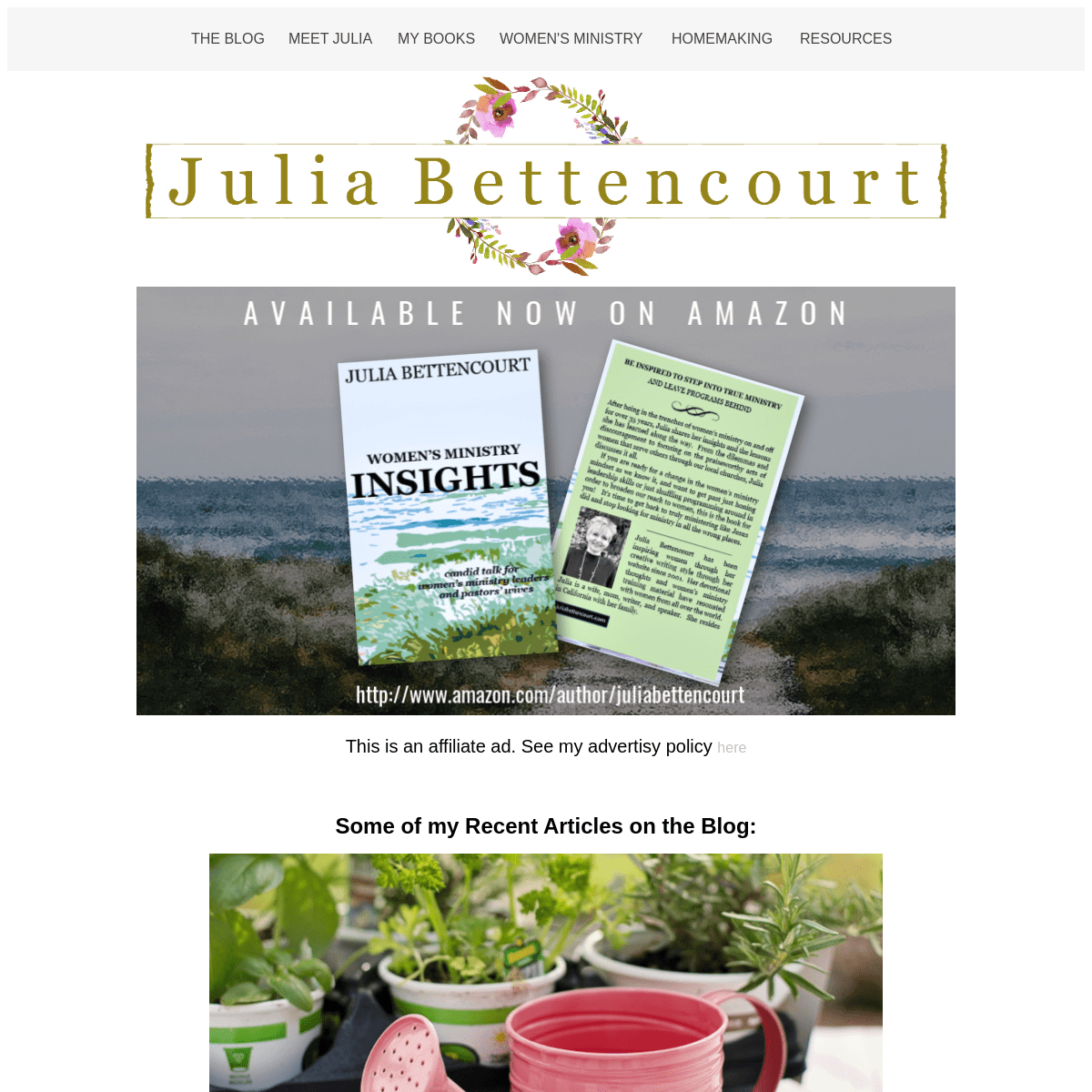 Julia Bettencourt Blog
