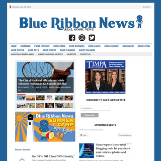 A complete backup of blueribbonnews.com