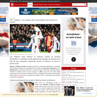 A complete backup of le10sport.com/football/ligue1/psg/psg-malaise-les-coulisses-de-la-nouvelle-relation-entre-neymar-et-cavani-