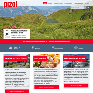 A complete backup of pizol.com