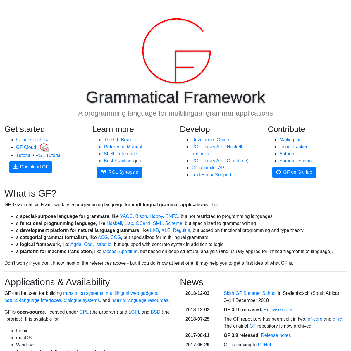 A complete backup of grammaticalframework.org
