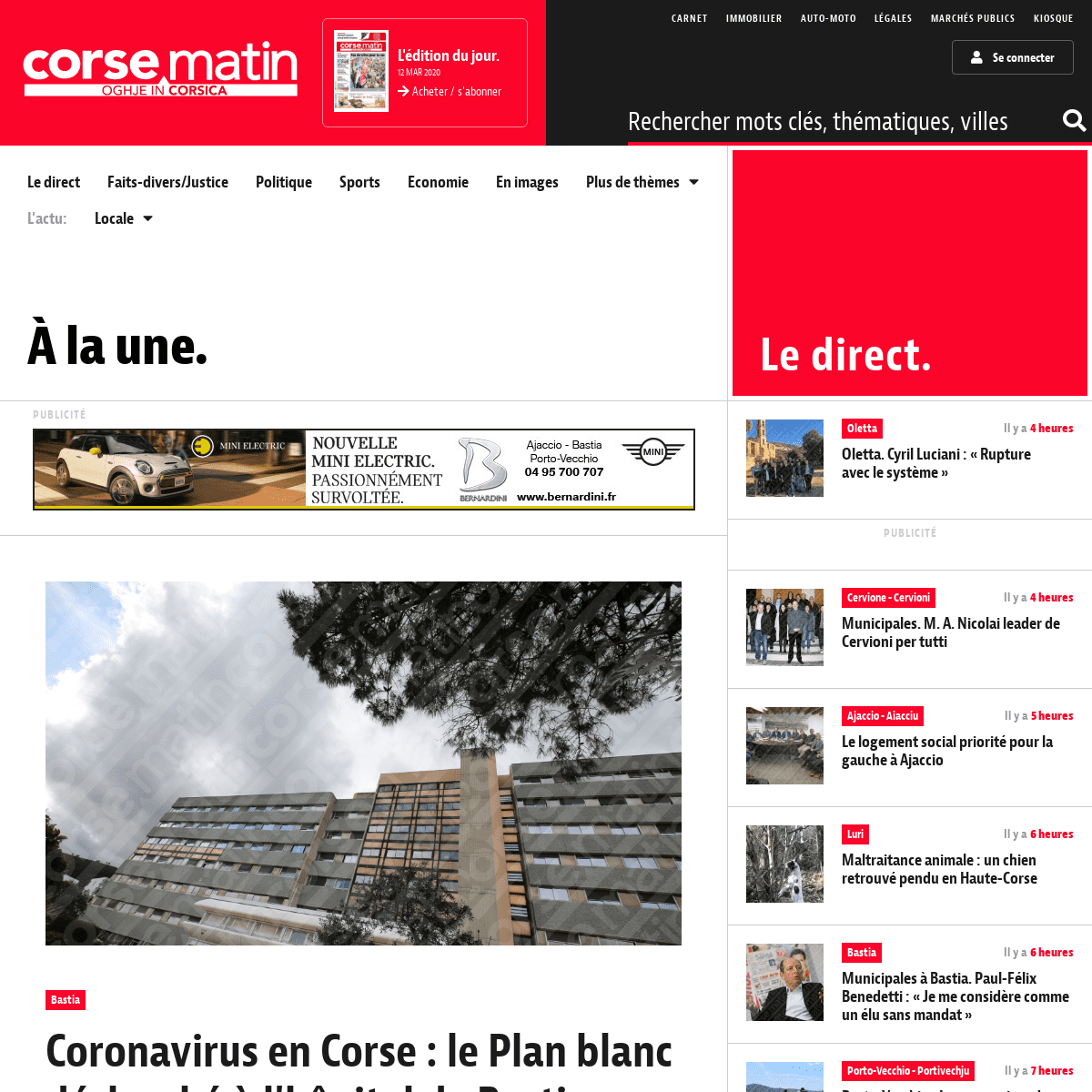 A complete backup of corsematin.com