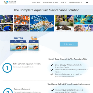 Clear cloudy aquarium water & remove aquarium nitrate
