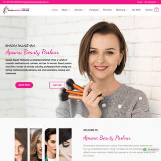A complete backup of apsarabeautyparlour.in