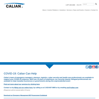 A complete backup of calian.com