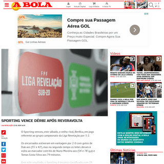 A complete backup of www.abola.pt/nnh/2020-02-22/liga-revelacao-sporting-vence-derbi-apos-reviravolta/830546