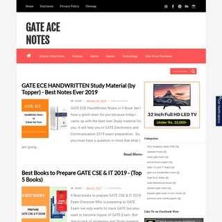 Gate Ace Notes
