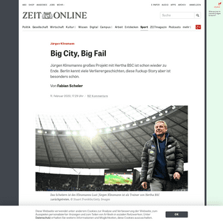 A complete backup of www.zeit.de/sport/2020-02/juergen-klinsmann-hertha-bsc-trainer-ruecktritt