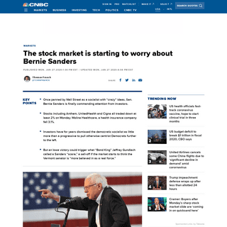A complete backup of www.cnbc.com/2020/01/27/the-stock-market-is-starting-to-worry-about-bernie-sanders.html