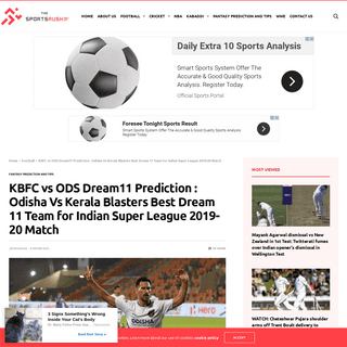 A complete backup of thesportsrush.com/kbfc-vs-ods-dream11-prediction-odisha-vs-kerala-blasters-best-dream-11-team-for-indian-su