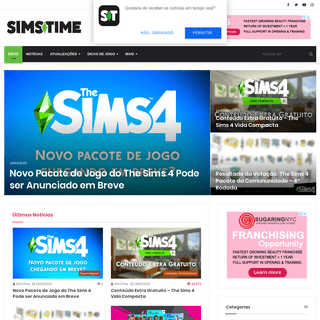 SimsTime - NotÃ­cias, Mods e ConteÃºdos Personalizados sobre The Sims